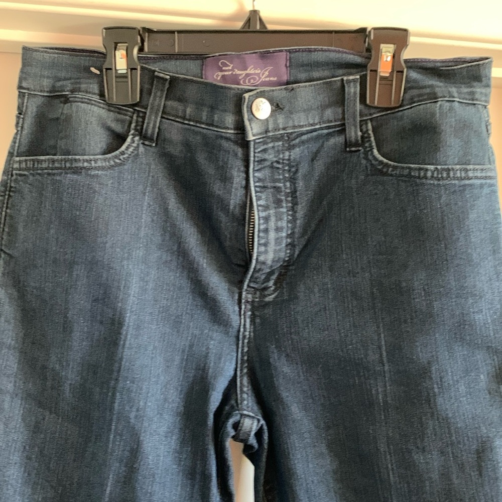 Like New size 10 straight leg denim Not Your Daughters Jeans. Perfect condition.